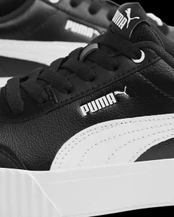 Online czarno-białe sneakersy damskie Carina Lift Damskie Sportowe|Markowe