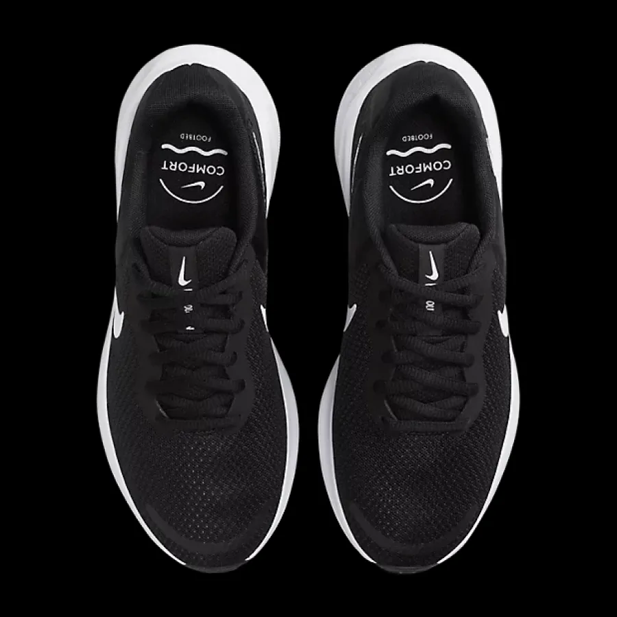 Discount czarno-białe sneakersy damskie Revolution 7 Damskie Sportowe|Markowe