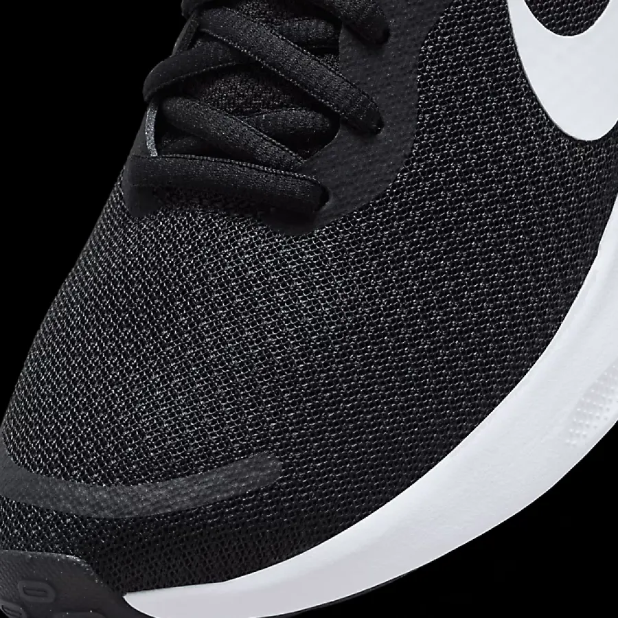 Discount czarno-białe sneakersy damskie Revolution 7 Damskie Sportowe|Markowe
