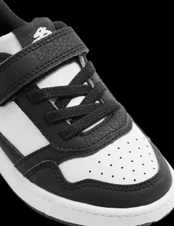 New czarno-białe sneakersy dziecięce Dzieci Sportowe|Półbuty