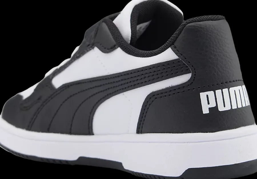 Sale czarno-białe sneakersy dziecięce Rebound Lite Dzieci Sportowe|Markowe