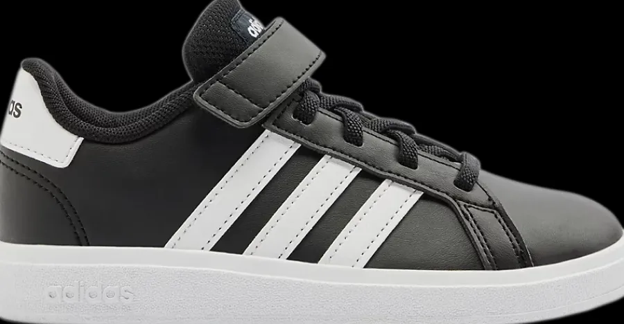 Sale czarno-białe sneakersy dziecięce GRAND COURT 2.0 Dzieci Sportowe