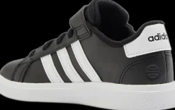 Sale czarno-białe sneakersy dziecięce GRAND COURT 2.0 Dzieci Sportowe