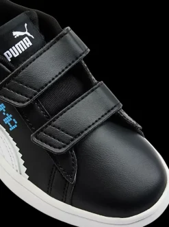 Online czarno-białe sneakersy dziecięce Smash 3.0 Dzieci Sportowe