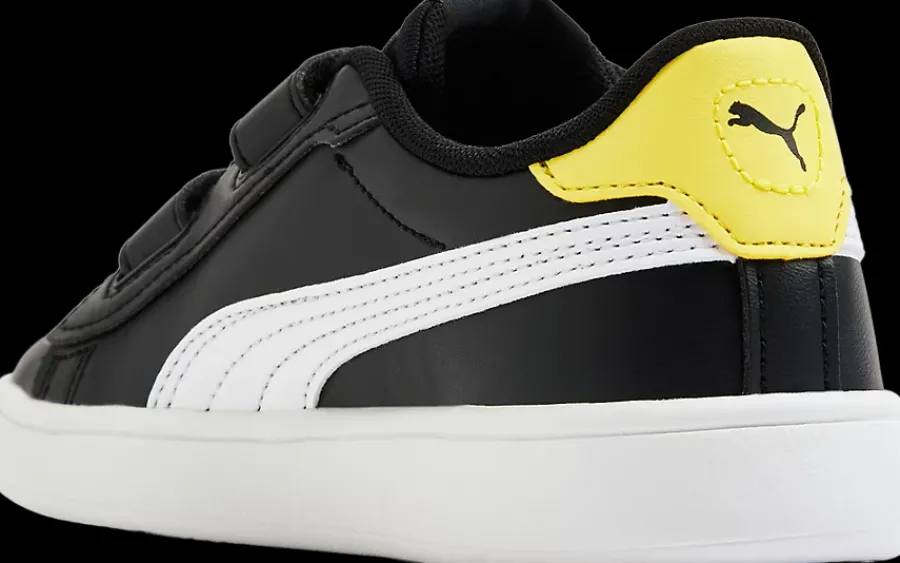 Online czarno-białe sneakersy dziecięce Smash 3.0 Dzieci Sportowe