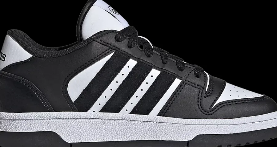 Clearance czarno-białe sneakersy młodzieżowe Break Start Low Dzieci Sportowe