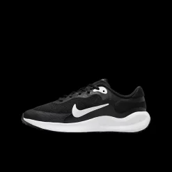 Online czarno-białe sneakersy młodzieżowe Revolution 7 Dzieci Sportowe