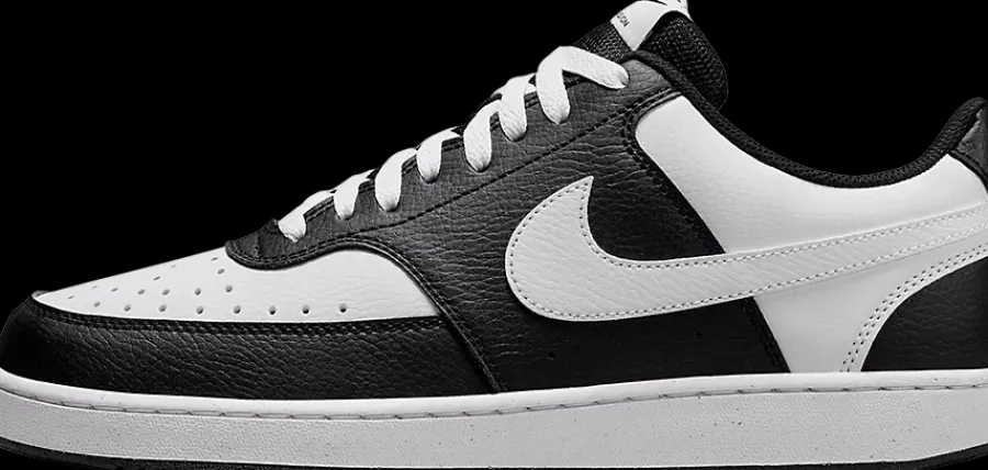 Hot czarno-białe sneakersy męskie Court Vision Low Męskie Sportowe|Markowe