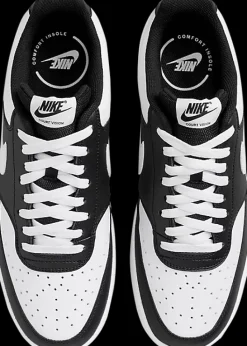 Hot czarno-białe sneakersy męskie Court Vision Low Męskie Sportowe|Markowe