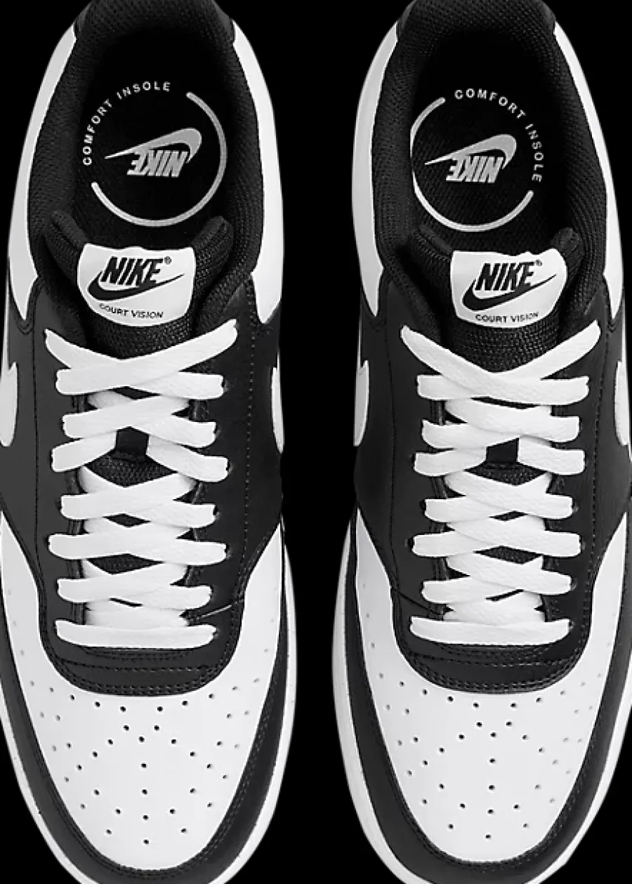 Hot czarno-białe sneakersy męskie Court Vision Low Męskie Sportowe|Markowe