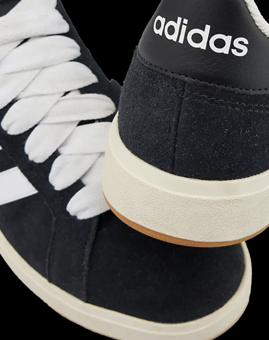 czarno-białe sneakersy męskie Grand Court Base Męskie Sportowe|Markowe