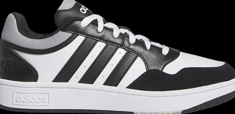 Hot czarno-białe sneakersy męskie Hoops 3.0 Męskie Sportowe|Markowe