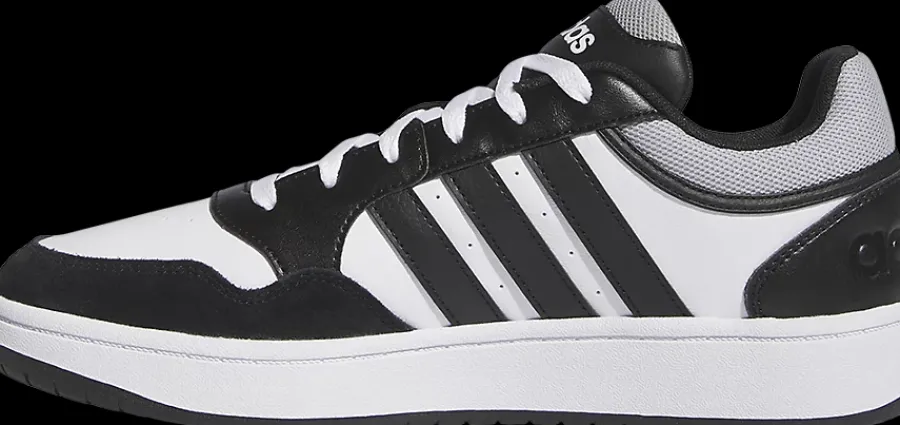 Hot czarno-białe sneakersy męskie Hoops 3.0 Męskie Sportowe|Markowe