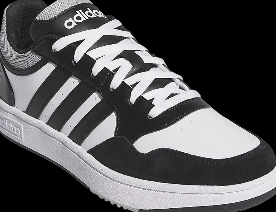 Hot czarno-białe sneakersy męskie Hoops 3.0 Męskie Sportowe|Markowe