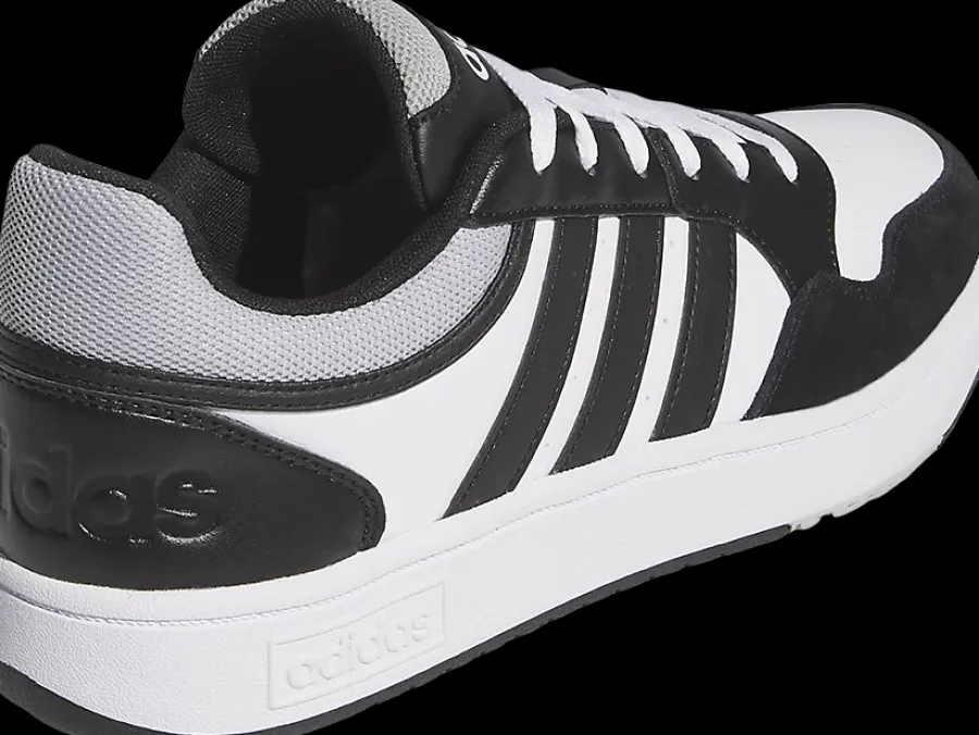 Hot czarno-białe sneakersy męskie Hoops 3.0 Męskie Sportowe|Markowe