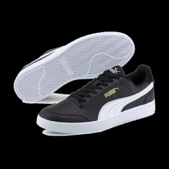 Discount czarno-białe sneakersy męskie Shuffle Męskie Sportowe|Markowe