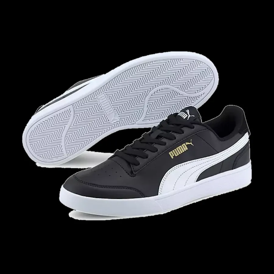 Discount czarno-białe sneakersy męskie Shuffle Męskie Sportowe|Markowe