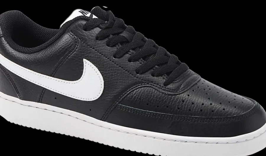 Sale czarno-białe sneakersy męskie Court Vision Męskie Sportowe|Markowe