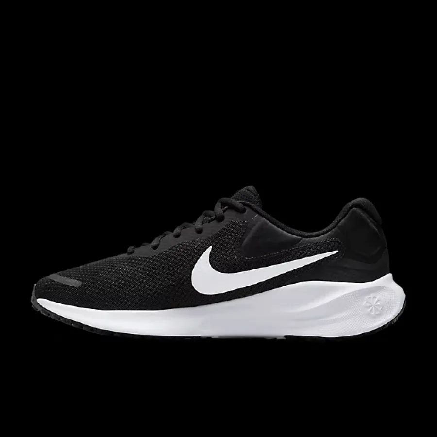 Online czarno-białe sneakersy męskie Revolution 7 Męskie Sportowe|Markowe