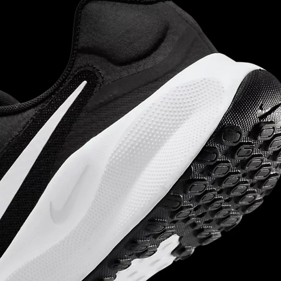 Online czarno-białe sneakersy męskie Revolution 7 Męskie Sportowe|Markowe