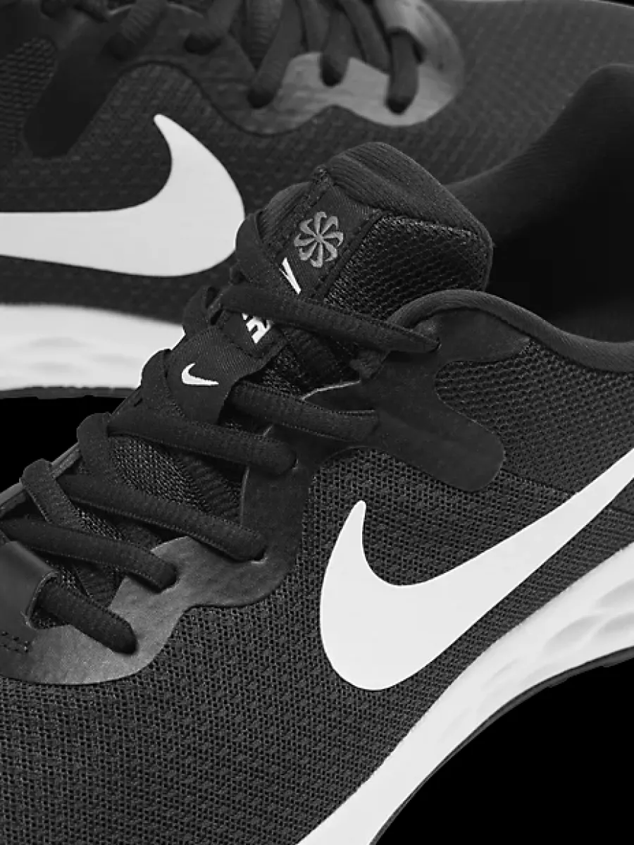 New czarno-białe sneakersy męskie Revolution 6 Męskie Sportowe|Treningowe