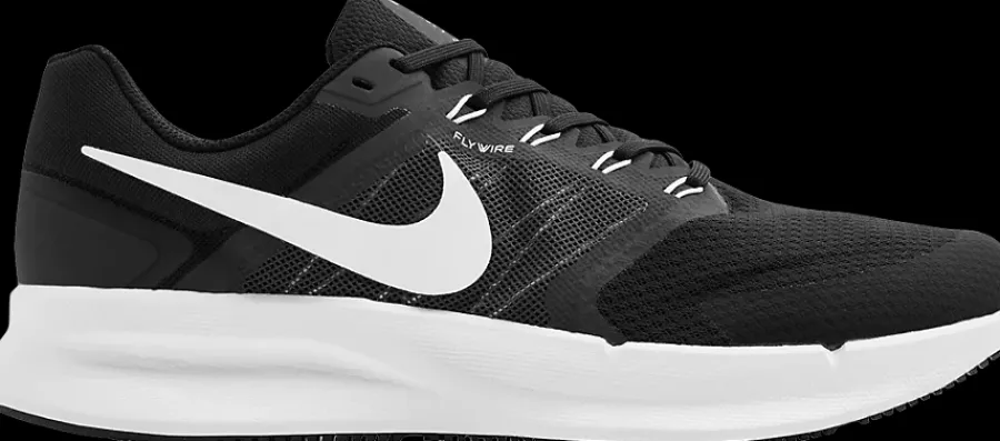 Online czarno-białe sneakersy męskie Run Swift 3 Męskie Sportowe|Markowe