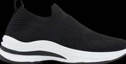 Outlet czarno-białe wsuwane sneakersy damskie Damskie Sportowe
