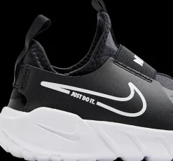 Hot czarno-białe wsuwane sneakersy dziecięce FLEX RUNNER 2 Dzieci Sportowe