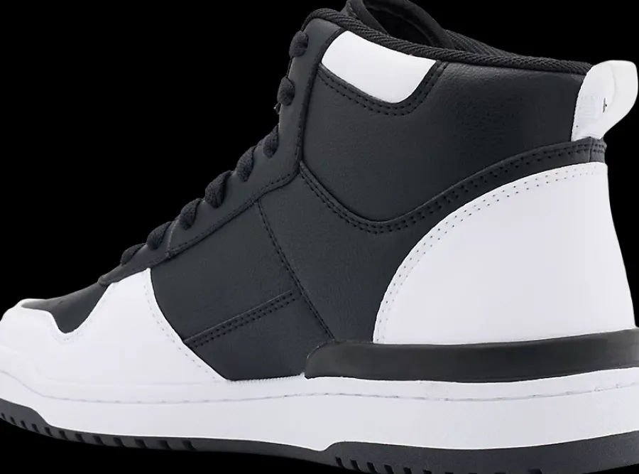 Online czarno-białe wysokie sneakersy damskie Męskie Sportowe|Trampki