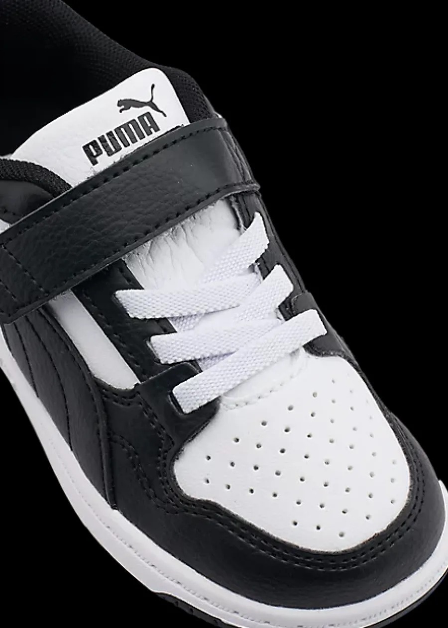 czarno-biale sneakersy dziecięce Reb-L AC+ Dzieci Sportowe|Markowe