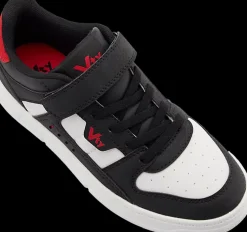 czarno-biało sneakersy młodzieżowe Dzieci Sportowe|Casual