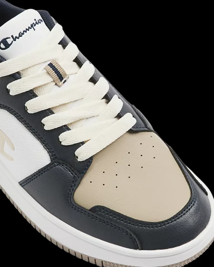Online czarno-biało-beżowe sneakersy męskie Rebound Low 2.0 Męskie Sportowe|Markowe