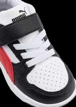Hot czarno-biało-czerwone sneakersy dziecięce Reb-L Dzieci Sportowe|Markowe