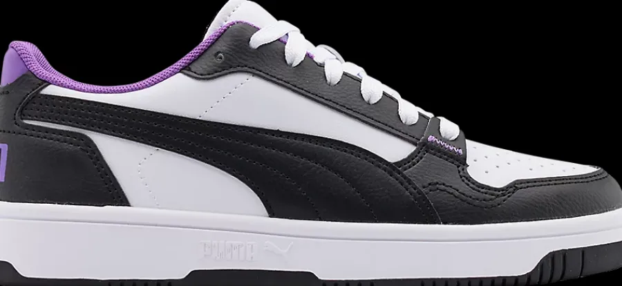 Best czarno-biało-fioletowe sneakersy młodzieżowe Reb-L Jr Dzieci Sportowe