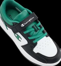 Online czarno-biało-zielone sneakersy dziecięce RD 18 Low Dzieci Sportowe