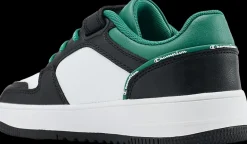 Online czarno-biało-zielone sneakersy dziecięce RD 18 Low Dzieci Sportowe