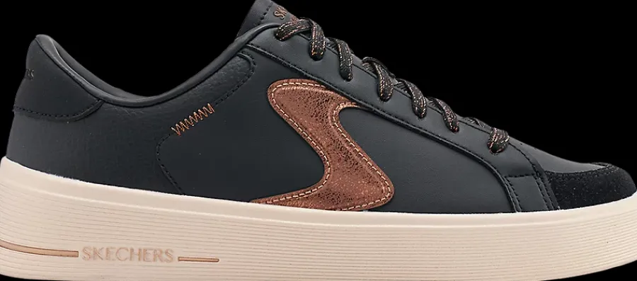 Discount czarno-brązowe sneakersy damskie Hiland Damskie Sportowe|Markowe
