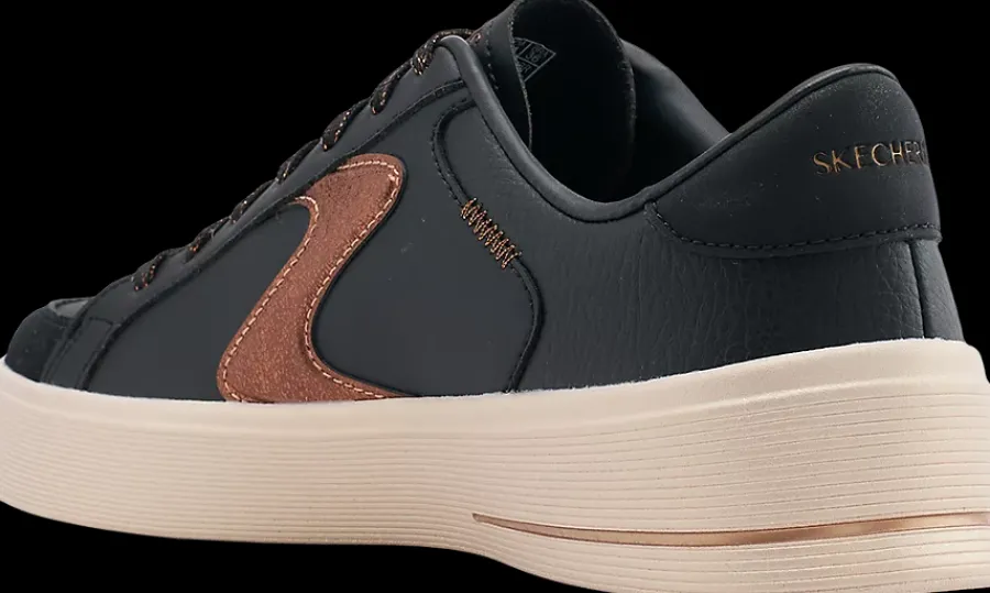Discount czarno-brązowe sneakersy damskie Hiland Damskie Sportowe|Markowe