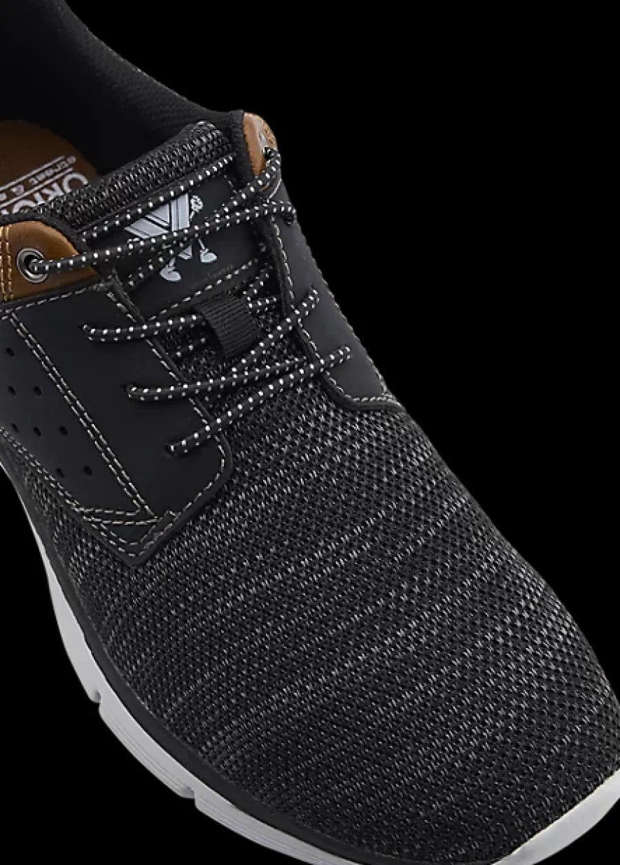 Outlet czarno-brązowe sneakersy męskie Męskie Sportowe
