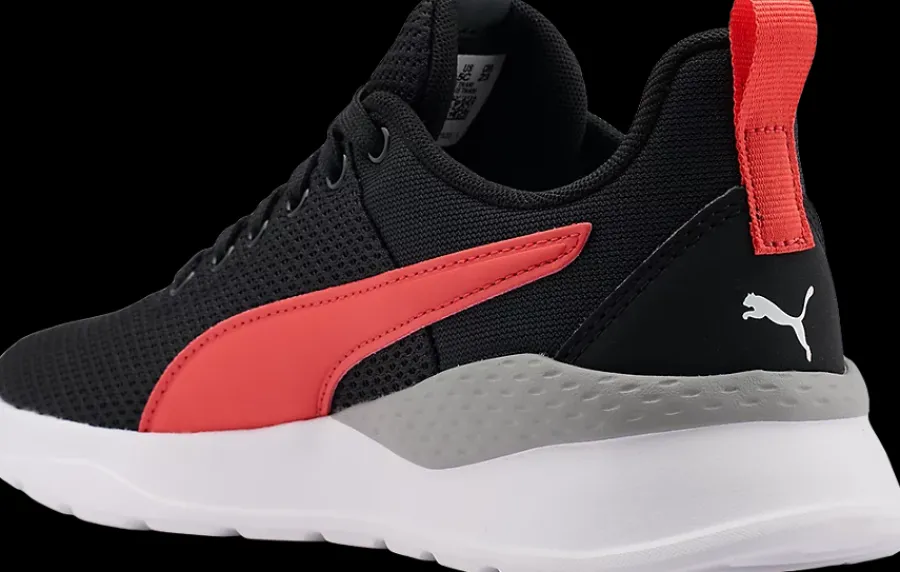 czarno-czerwone młodzieżowe sneakersy Anzarun Lite Dzieci Sportowe