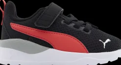 Outlet czarno-czerwone sneakersy dziecięce Anzarun Lite Dzieci Sportowe