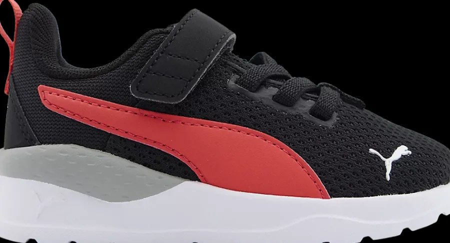 Outlet czarno-czerwone sneakersy dziecięce Anzarun Lite Dzieci Sportowe