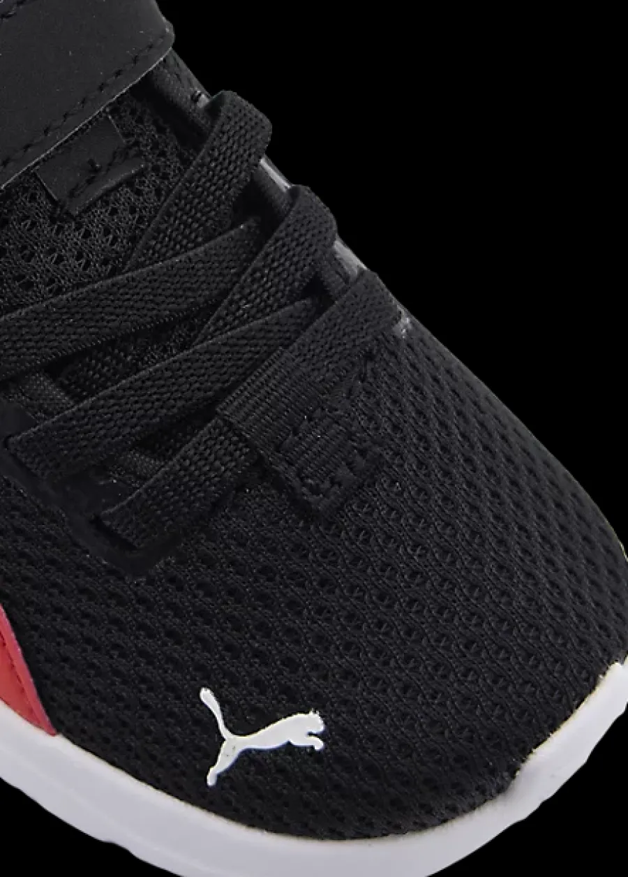 Outlet czarno-czerwone sneakersy dziecięce Anzarun Lite Dzieci Sportowe