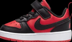 Discount czarno-czerwone sneakersy dziecięce Court Borough Low Dzieci Sportowe