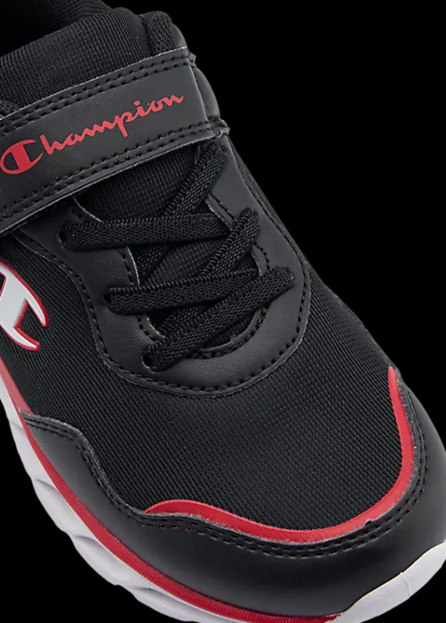 Hot czarno-czerwone sneakersy chłopięce Dzieci Sportowe