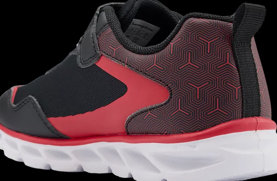 Hot czarno-czerwone sneakersy chłopięce Dzieci Sportowe