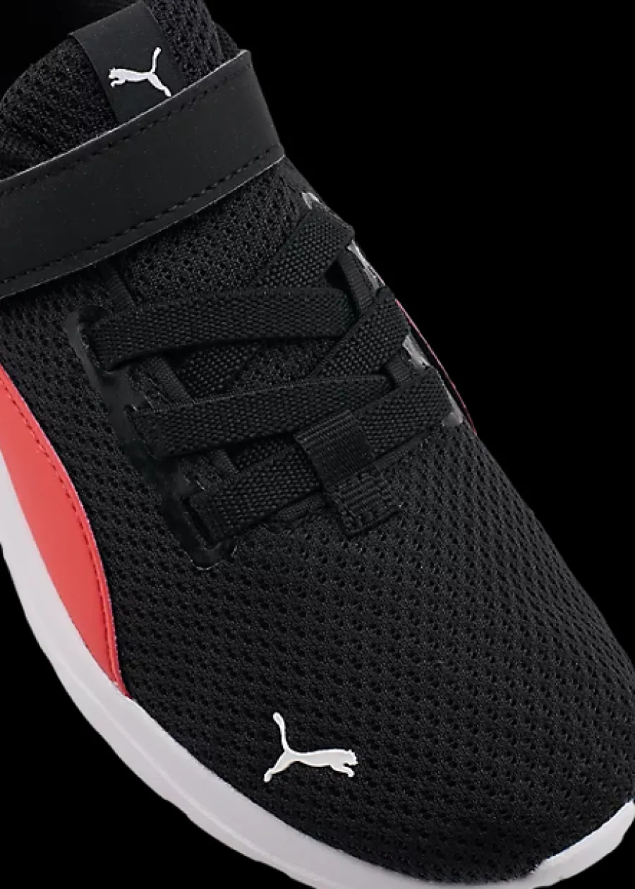 New czarno-czerwone sneakersy dziecięce Anzarun Lite AC + Dzieci Sportowe