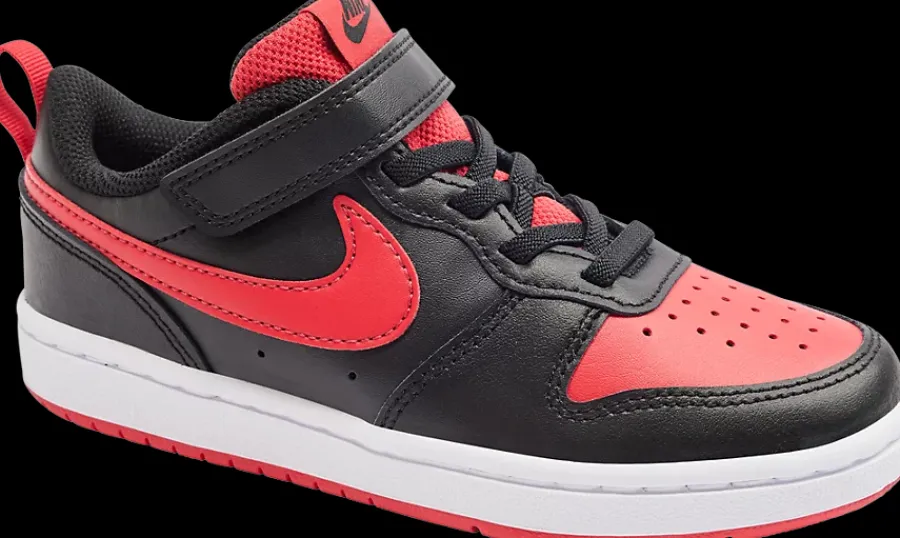 New czarno-czerwone sneakersy chłopięce Court Borough 2 Dzieci Sportowe