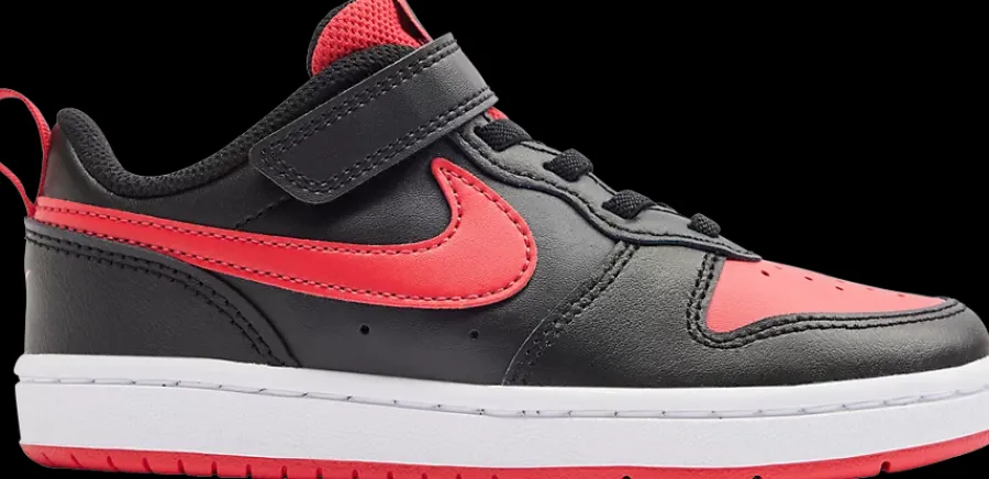 New czarno-czerwone sneakersy chłopięce Court Borough 2 Dzieci Sportowe