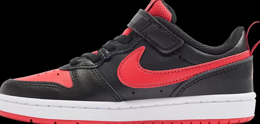 New czarno-czerwone sneakersy chłopięce Court Borough 2 Dzieci Sportowe